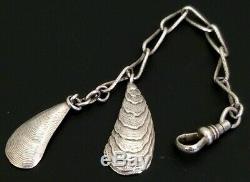 Antique George Shiebler American Aesthetic Sterling Silver Pocket Watch Fob