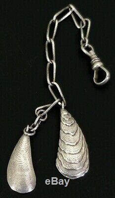 Antique George Shiebler American Aesthetic Sterling Silver Pocket Watch Fob