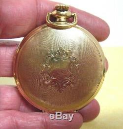Antique Gold Elgin Pocket Watch Working