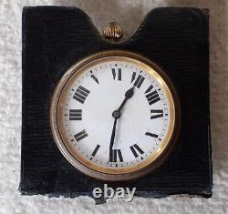 Antique Goliath Pocket Watch With Leather Case
