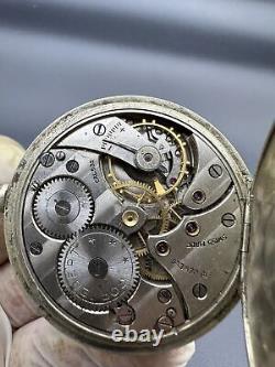 Antique Gothic MEMENTO MORI Vintage Cortébert Pocket Watch Swiss 50s Made Rare
