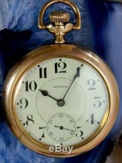 Antique HOWARD Series O 23 Jewel Swing Out Gold Pocket Watch