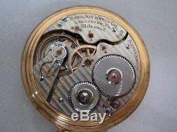 Antique Hamilton 10k Gold Filled 992 21 Jewel Railroad Pocket Watch Works