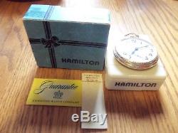 Antique Hamilton 992B Railroad Approved Pocket Watch