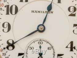 Antique Hamilton Watch 21 Jewel Keystone GF Montgomery Dial Railroad Grade