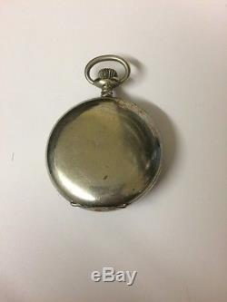 Antique Hebdomas 8 Day Pocket Watch Works, But Needs A Repair
