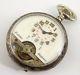 Antique Hebdomas Exposed Mechanical Movement Pocket Watch Needs Work Layby