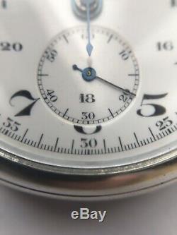Antique Heuer Cal Voljoux 61 Pocket Chronograph Watch