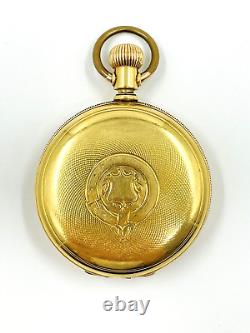 Antique Hopkins & Hopkins, Dublin 18ct Gold Pocket Watch Year 1903 Weight-113g
