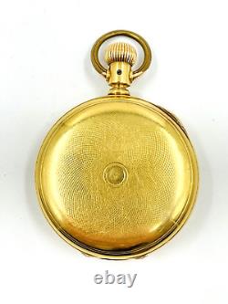 Antique Hopkins & Hopkins, Dublin 18ct Gold Pocket Watch Year 1903 Weight-113g