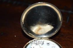Antique Hunter Waltham Pocket Watch Keystone 20 Year Gold Case 16s Works 15j