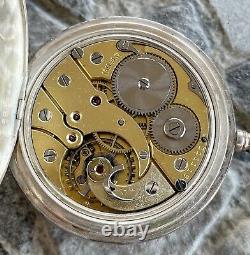 Antique INVAR Silver 0.800 old pocket watch