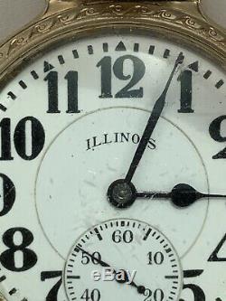 Antique Illinois Non-Running Gold Filled Pocket Watch