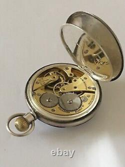 Antique J. W. Benson London Silver Pocket Watch