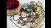Antique Jewelry Lot Gold Silver Victorian Garnets Cameos
