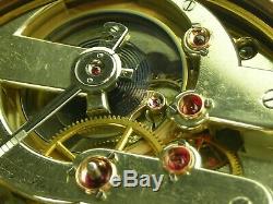 Antique Jules Jurgensen 21 ruby jewels spring detent pocket chronometer. 18 size