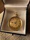 Antique Ladies 18ct Yellow Gold Open Faced Pocket Watch/fob Engraved 30mm