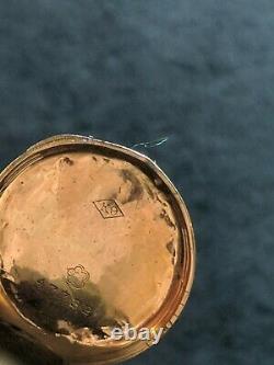 Antique Ladies 9k Gold Engraved Fob Pocket Watch