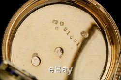 Antique Lever Fusee John B. Cross, solid 18K Gold pocket watch. London 1853