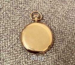 Antique Limit 1920s 9CT Full Hunter Pocket Watch 15 Jewels Swiss Made