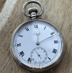 Antique Limit Solid Silver Pocket Watch Victorian Dennison Case 1920