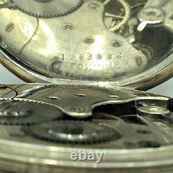Antique Longines Grand Prix 1889 Open Face Pocket Watch Size 15s