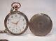 Antique Longines Pocket Watch 800 Real Silver With Extra Second No. 3561415