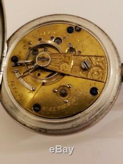 Antique M1857 WALTHAM Appleton Tracy 1865 US Civil War Era Key Wind Pocket Watch