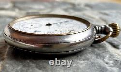 Antique MOERIS 19 Cardan Depose pocket Chronoghraph old watch