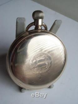 Antique Masonic Full Hunter Waltham Pocket Watch Gold Fill Dennison 1901