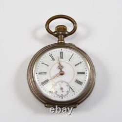 Antique Men's Pocket Watch 6Jewels 800 Silver Mechanical pocket watch Vintage