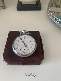 Antique Men's Watch Pocket Case Number 16 Manual Winding Shaped Nail, Working