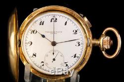 Antique Minute Repeater and Chronometer 18k Solid-Gold. Switzerland, Circa 1910