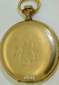 Antique Modernista Jump Hour gild case pocket watch. A project for repair