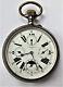 Antique Moon Dial Goliath Pocket Watch Extra Large 79 Mm