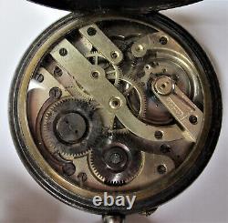 Antique Moon Dial Goliath Pocket Watch Extra Large 79 MM