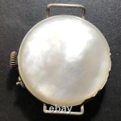 Antique Mother Of Pearl Wrist Watch- Working