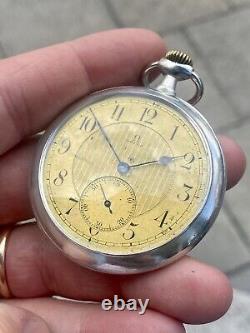 Antique OMEGA Grand Prix Paris 1900 Swiss Mechanical Wind-Up Pocket Watch