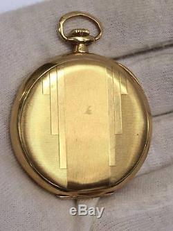 Antique Omega 14k Gold Pocket Watch Haile Selassie Ethiopian Market