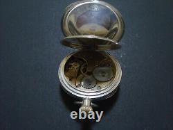 Antique Omega Gents Silver Cased Pocket Watch Scarce Swiss Import. Working Order
