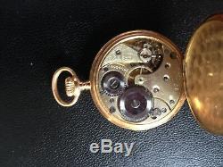 Antique Omega Grand Prix Paris 1900's 18k Gold Pocket Watch