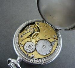 Antique Omega Silver Plated Pocket Watch 50 mm Ca 1931