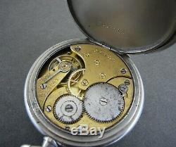 Antique Omega Silver Plated Pocket Watch 50 mm Ca 1931