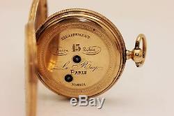 Antique Original 14k Gold Ottoman Face Amazing Strong Pocket Watches