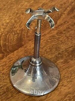 Antique Ornate Pocket Fob watch Victorian solid silver & Stand c1900
