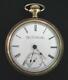 Antique Pocket Watch Elgin Natl Watch Co Gold Plated Working