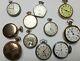 Antique Pocket Watch Lot Of 11 Watches Total 10k & 14k Gold Filled Cases All Run