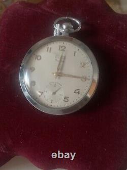 Antique Pocket Watch Mechanical Elves Champagne Shaped Anchor Antichoc Mid 900