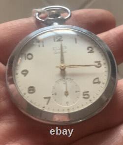 Antique Pocket Watch Mechanical Elves Champagne Shaped Anchor Antichoc Mid 900