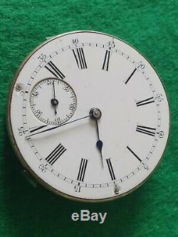 Antique Pocket Watch Quarter Repeater Movement working